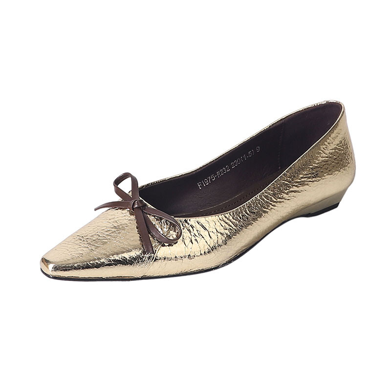 

Туфли женские повседневные Women's Casual Shoes Women's Flowerskam, золотой