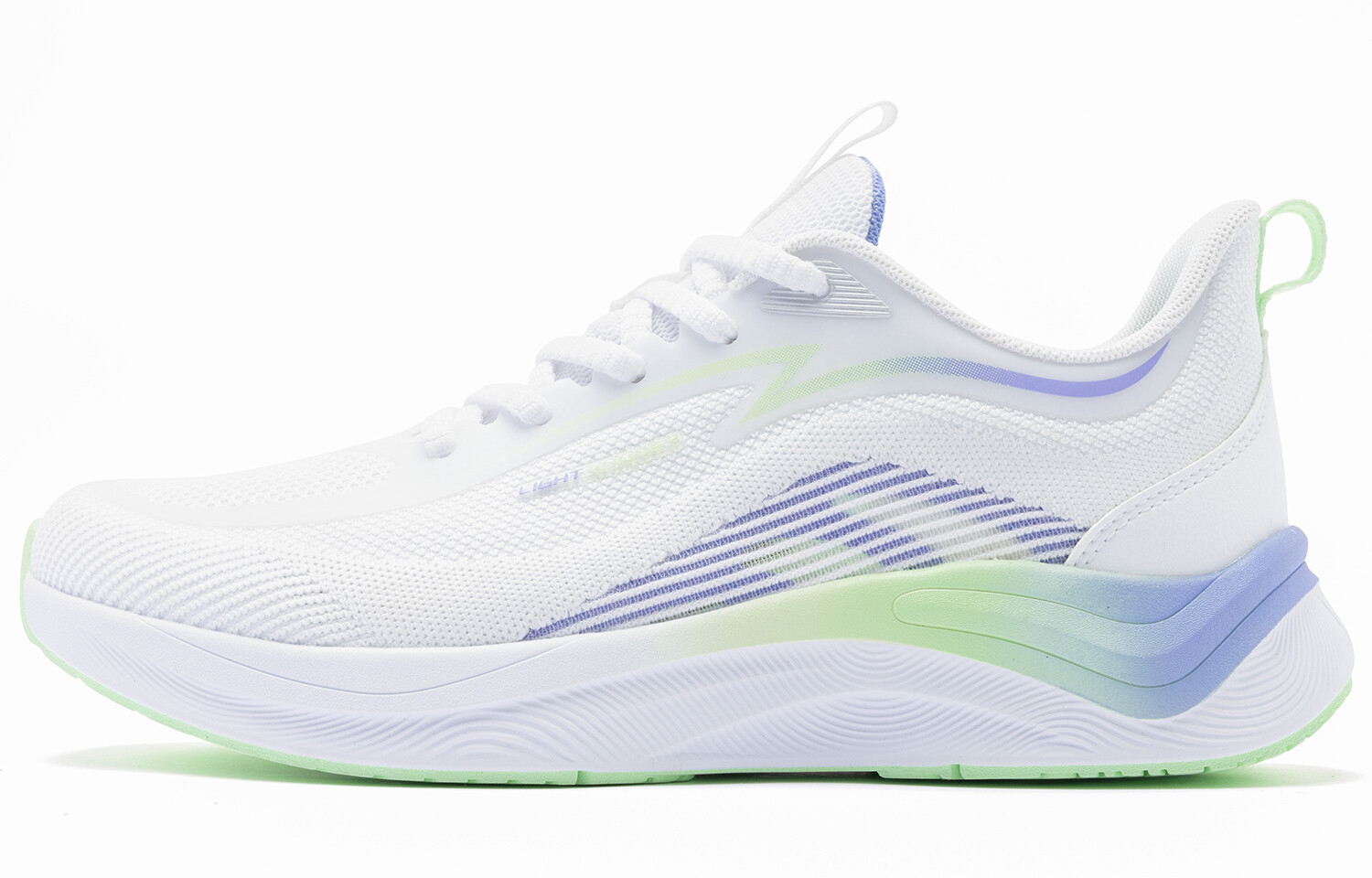 

Кроссовки женские Chifeng Running Shoes White Gull Cyan Qiaodan