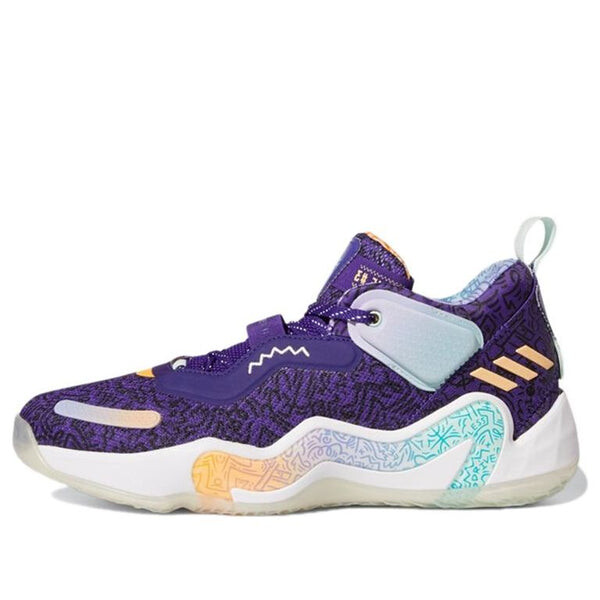 

Кроссовки don issue 3 gca Adidas, фиолетовый