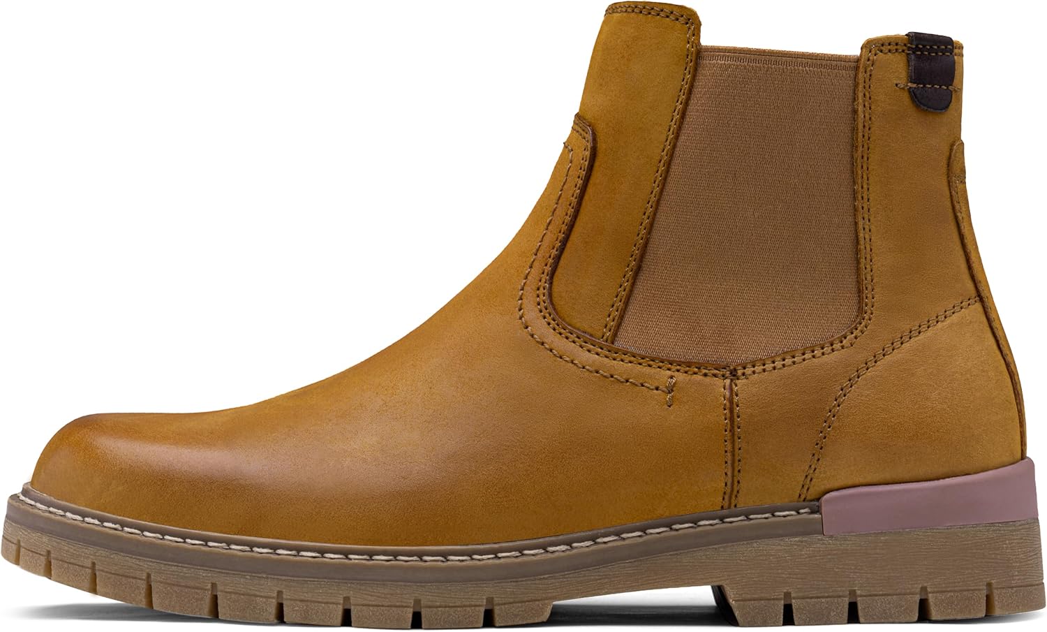 

Мужские ботинки челси Jousen, легкие, классические, без шнурков, повседневные ботинки для мужчин, коричневый