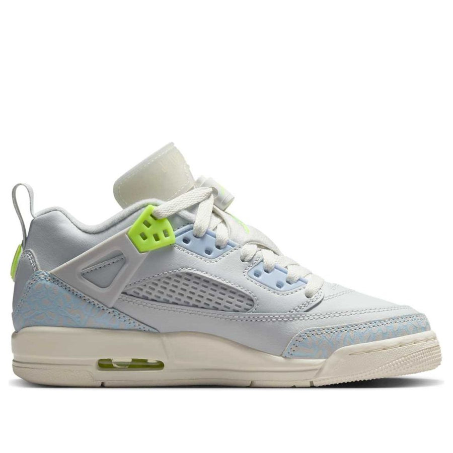 Кроссовки (GS) Air Jordan Spizike Low 'Photon Dust Volt', серый — фото 2