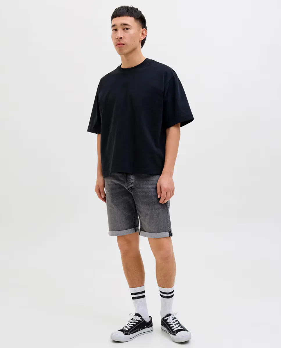 

Мужские джинсовые шорты-бермуды обычного кроя Jack & Jones, серый