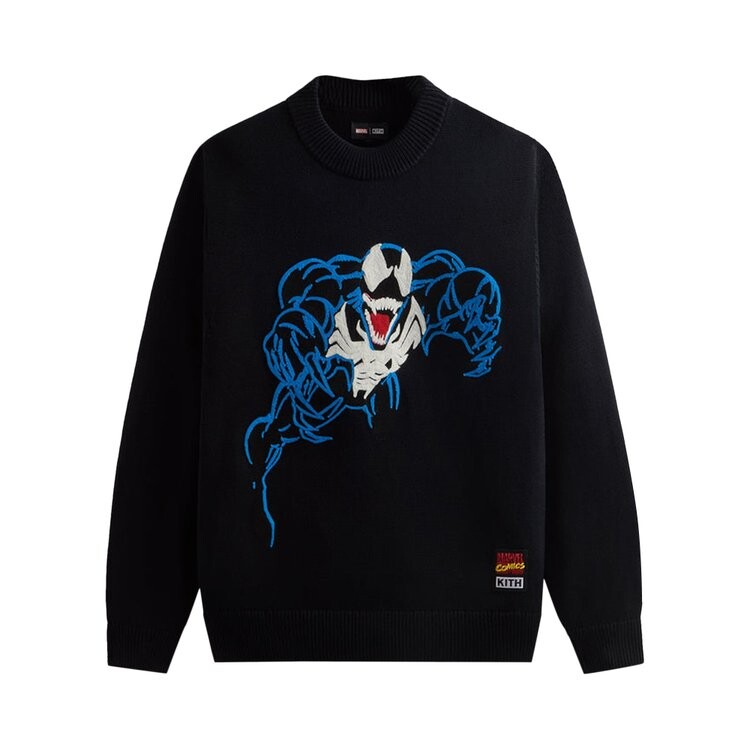 

Свитер Kith x Marvel Venom Lewis Crewneck Sweater, черный