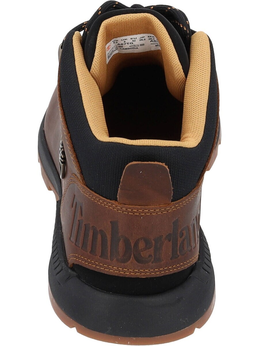 Мужские ботинки Timberland Lace-Up с логотипом, темно-коричневый — фото 4
