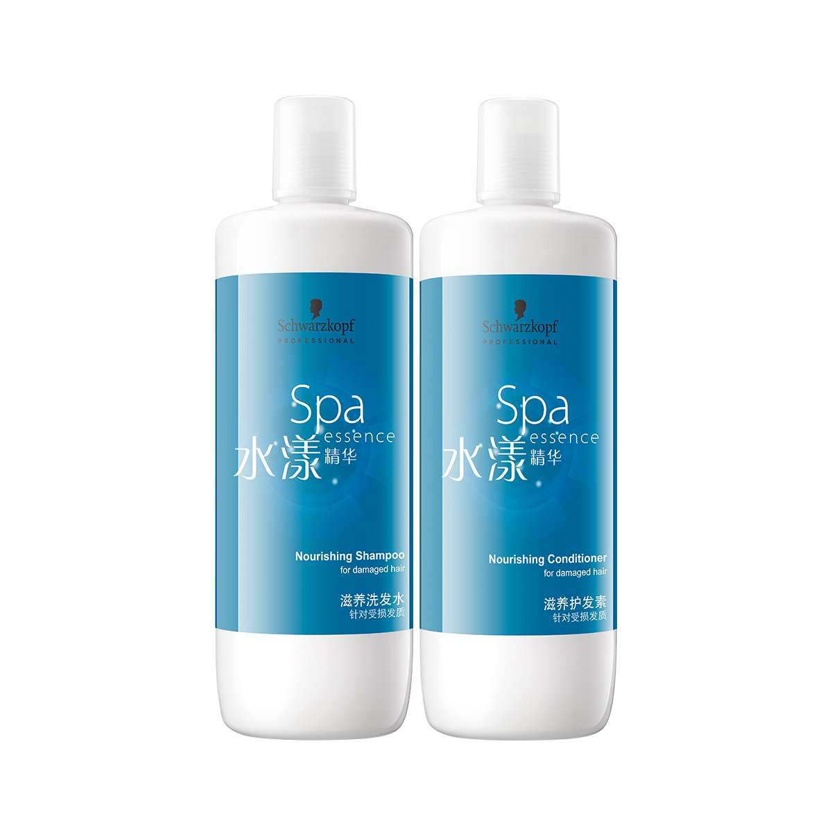 

Набор профессиональных шампуня и кондиционера SHIHUAKOU с увлажняющими сыворотками, питательный, 1000мл+1000мл SCHWARZKOPF, 1l