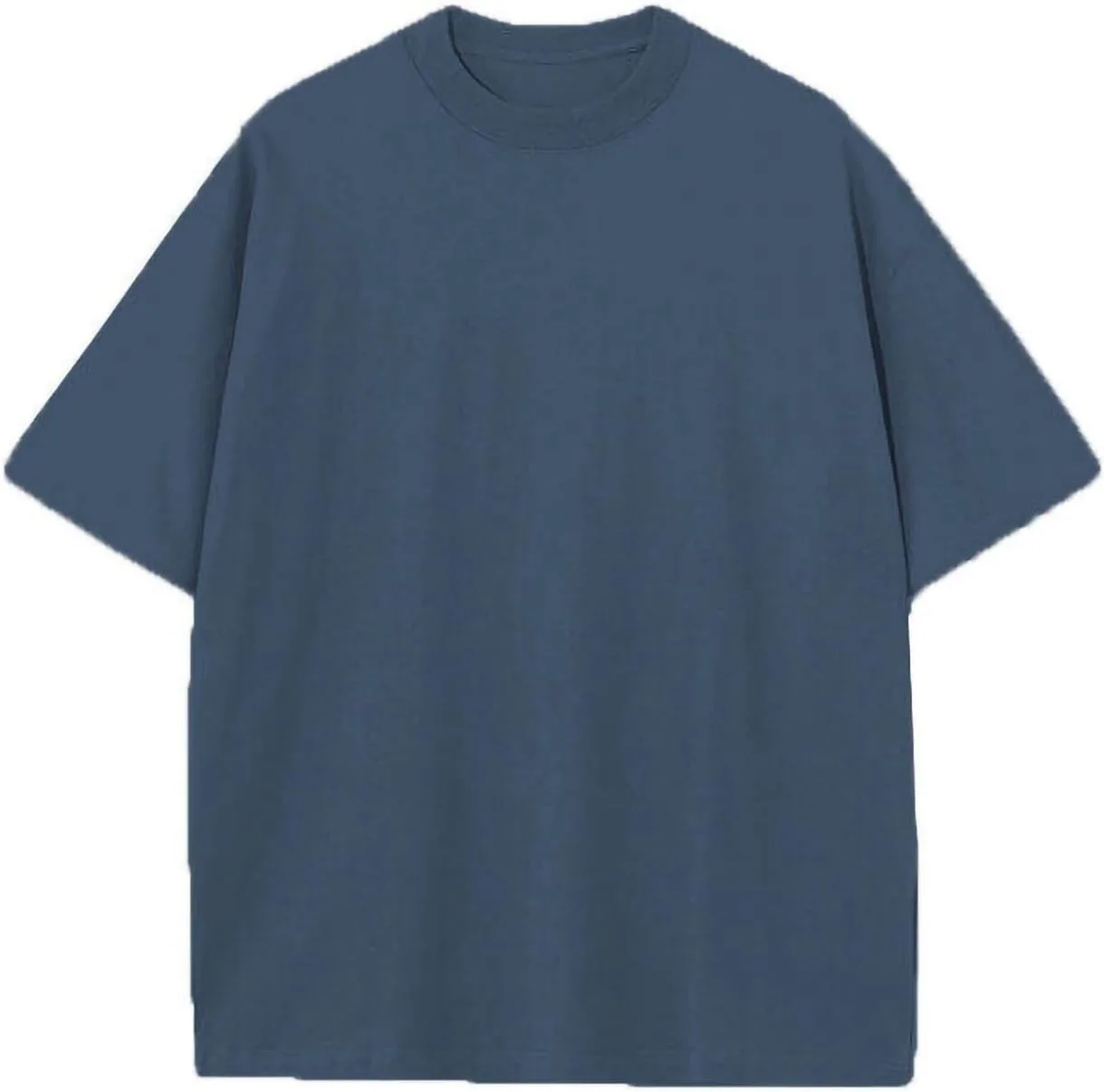 Футболка мужская cotton short sleeve crew neck basic tee — фото 4