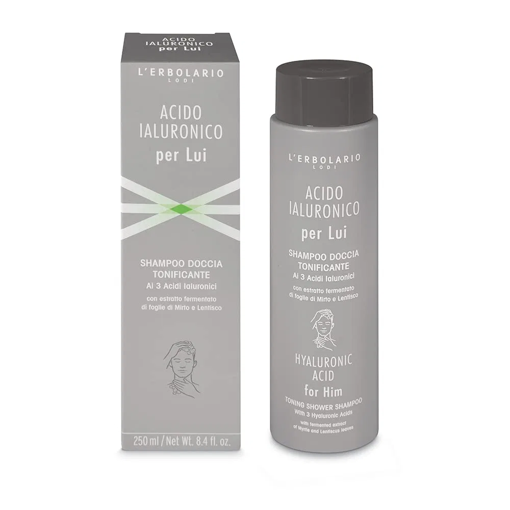 Гель для душа и шампунь L'Erbolario Hyaluronic Acid for Him L'Erbolario