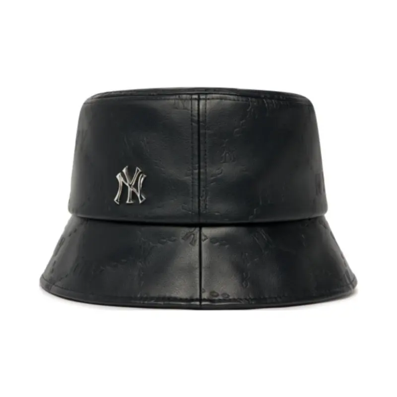 

MLB Кожаная шляпа-ведро унисекс, Black