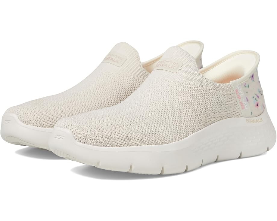 Кроссовки SKECHERS Go Walk Flex Sunset Rose Hands Free Slip-Ins, белый