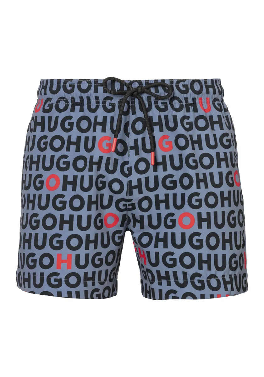 

HUGO Underwear шорты для плавания "TORTUGA", с принтом, синий