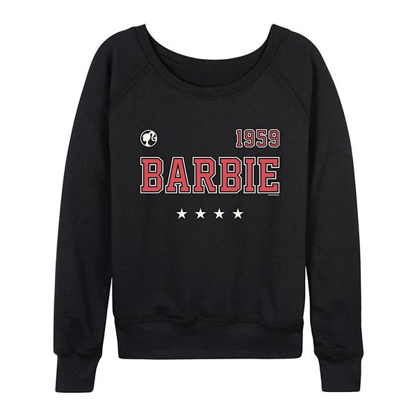 

Женская футболка с длинным рукавом americana french terry Barbie, Black, Черный, Женская футболка с длинным рукавом americana french terry Barbie, Black