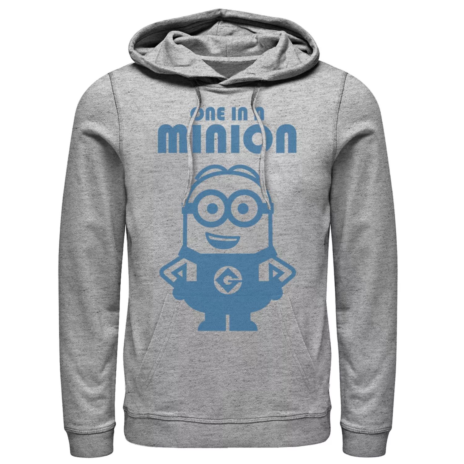 

Мужской пуловер с капюшоном Despicable Me Minions Blue Bob One Minion Licensed Character