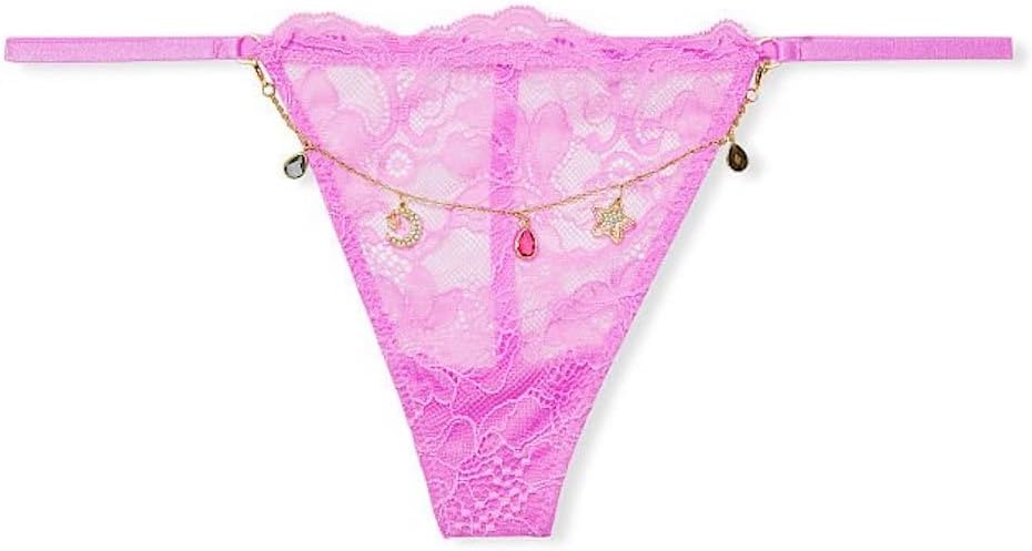 Victoria's Secret женские трусики V String, Berry Gelato — фото 4