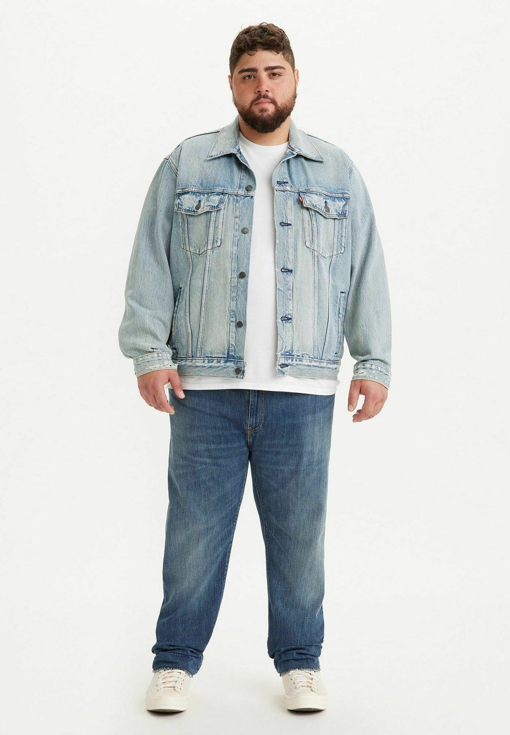 

Зауженные джинсы 502 TAPER B&T - Straight leg jeans Levi's Plus, цвет Black Denim