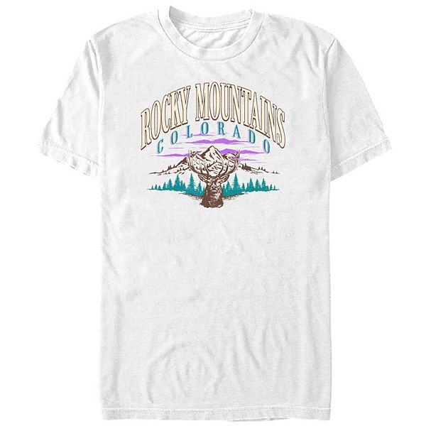

Футболка с принтом Big & Tall Rocky Mountains Colorado Unbranded