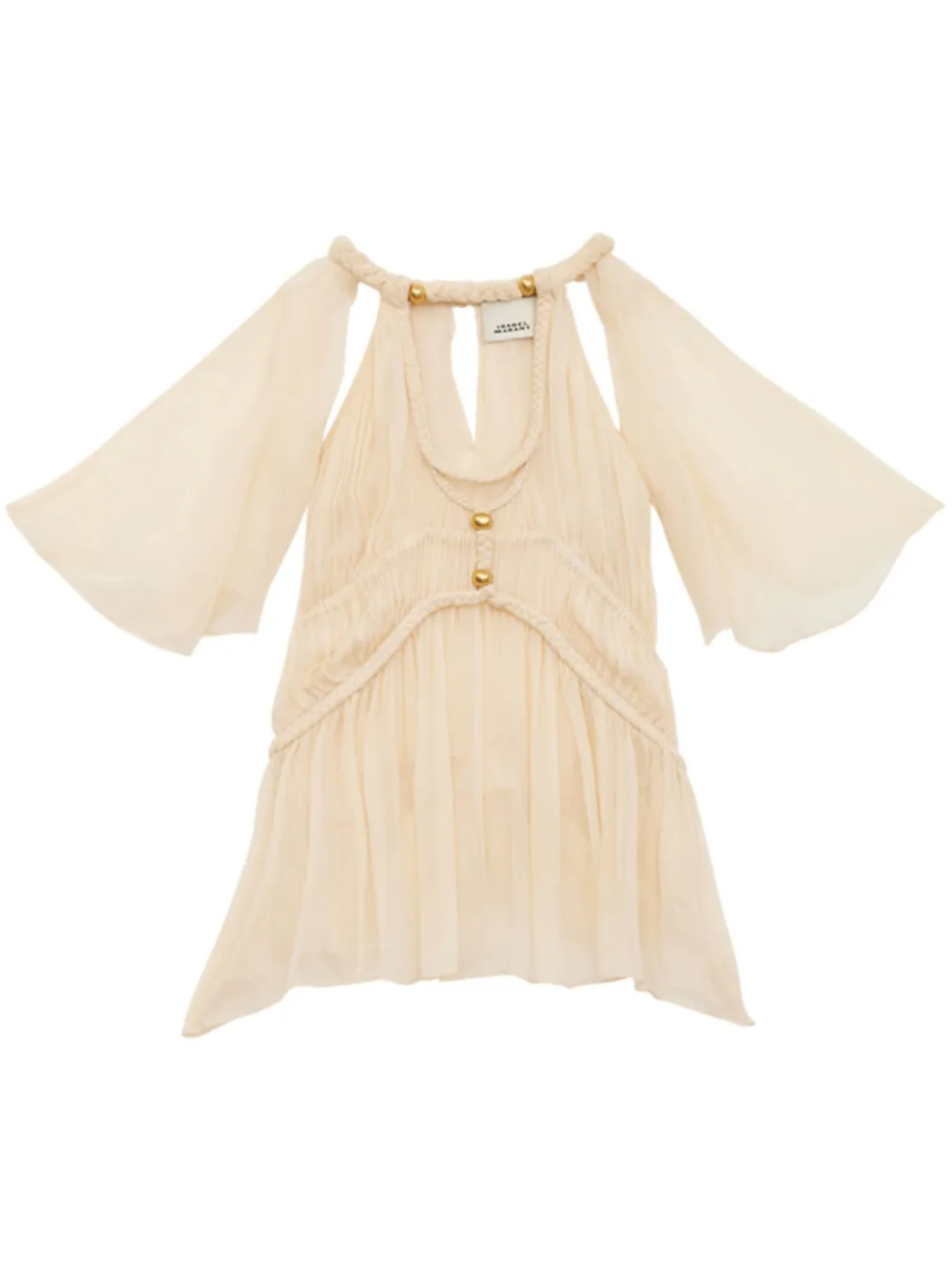 

ISABEL MARANT блузка Rosaline, нейтральный