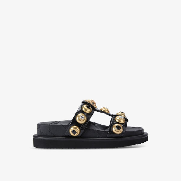 

Сандалии из кожи с заклепками Orson Kurt Geiger London, черный