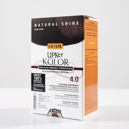 Натуральная стойкая краска для волос Upker Kolor с водорослями ундария и органическими ингредиентами Guam — фото 2