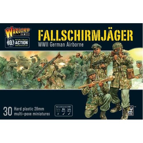 

Фигурки Fallschirmjager (German Paratroopers) Warlord Games