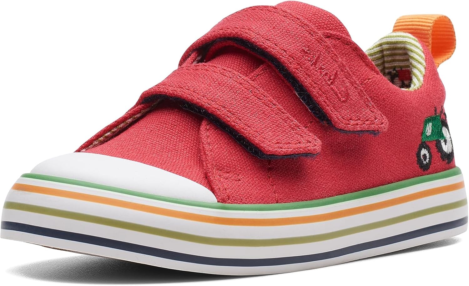 

Детские кроссовки Clarks Boys Foxingtorlo T, красный