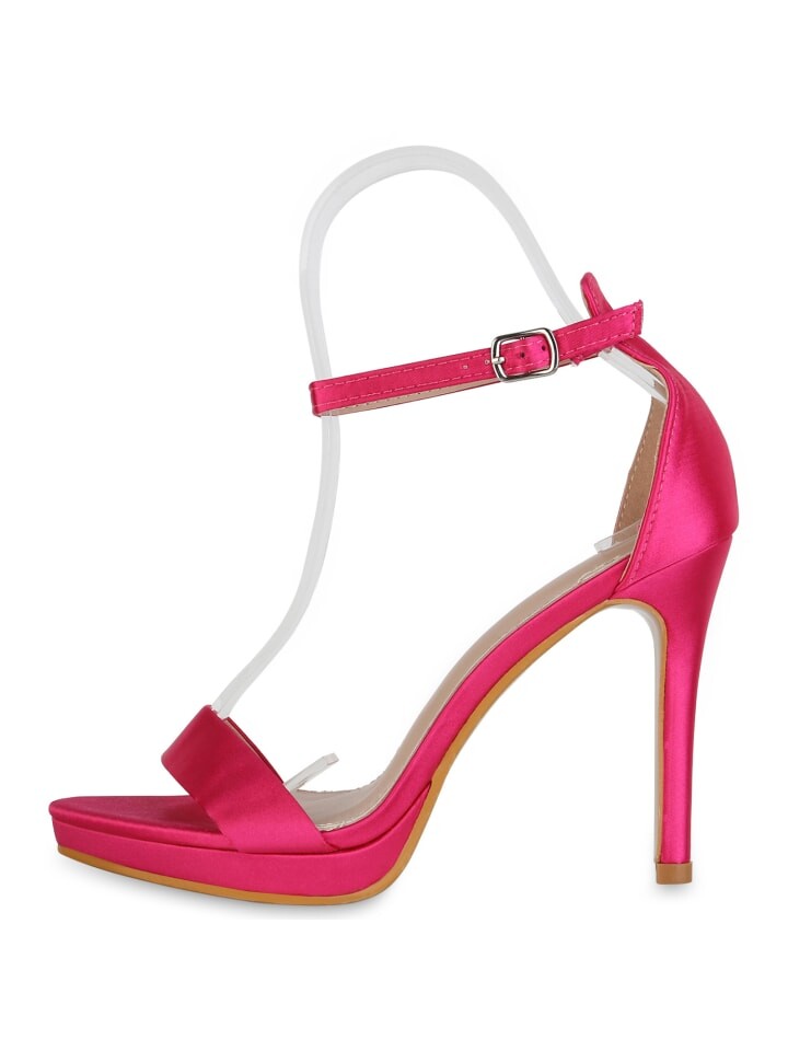 Сандалии на плоской подошве VAN HILL High Heels Ava, фуксия — фото 2