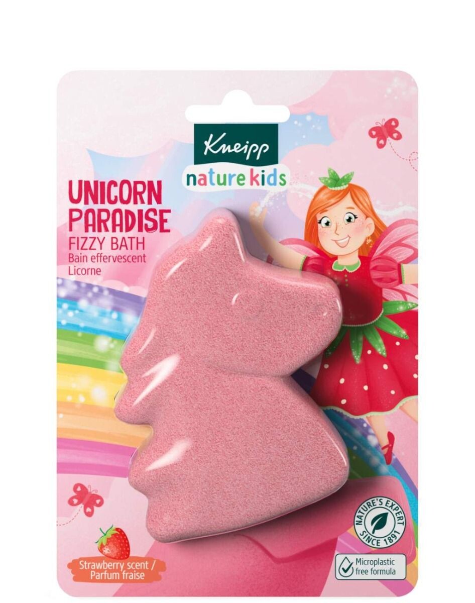 

Бомбочка для ванны Kneipp Nature Kids Kraina Jednorożców Truskawka, 1 шт