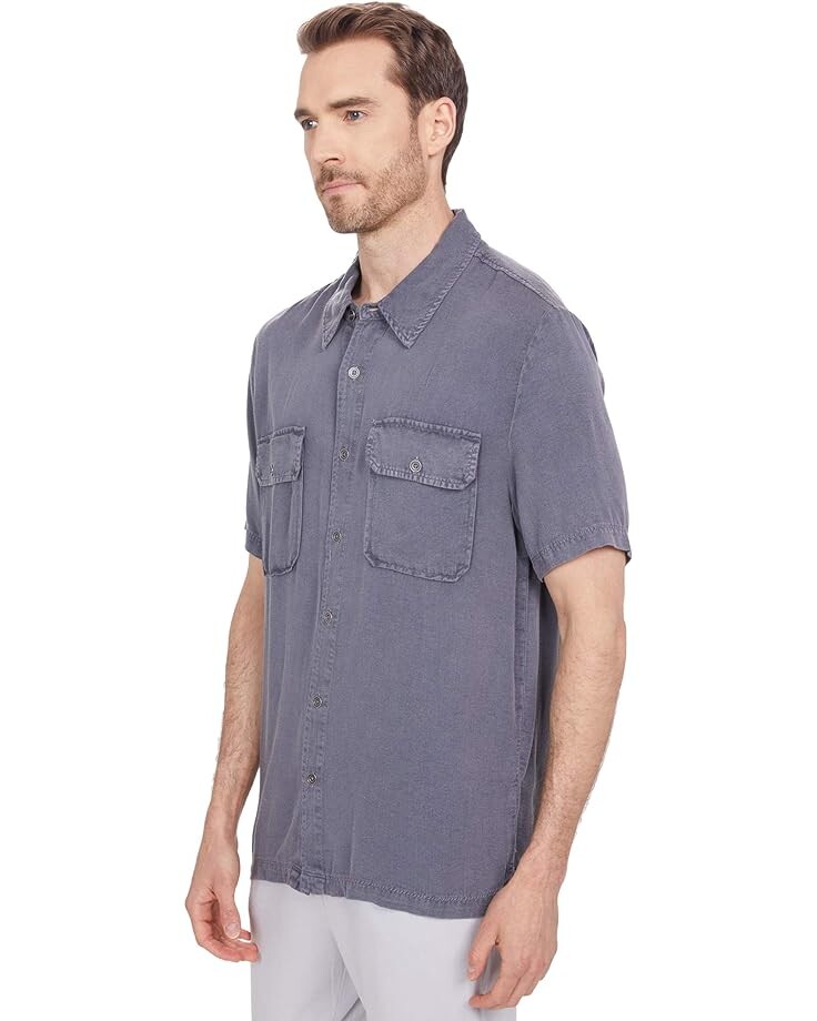 

Рубашка Mod-o-doc Rayon Twill Short Sleeve Camp Shirt, цвет Faded Plank