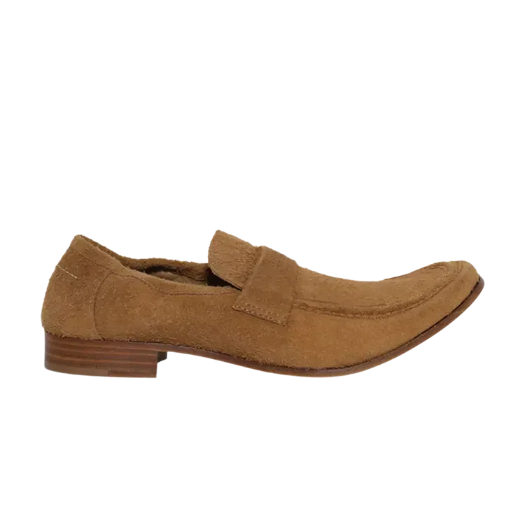 Лоферы с отворотом и загнутым носком MM6 Maison Margiela, белый