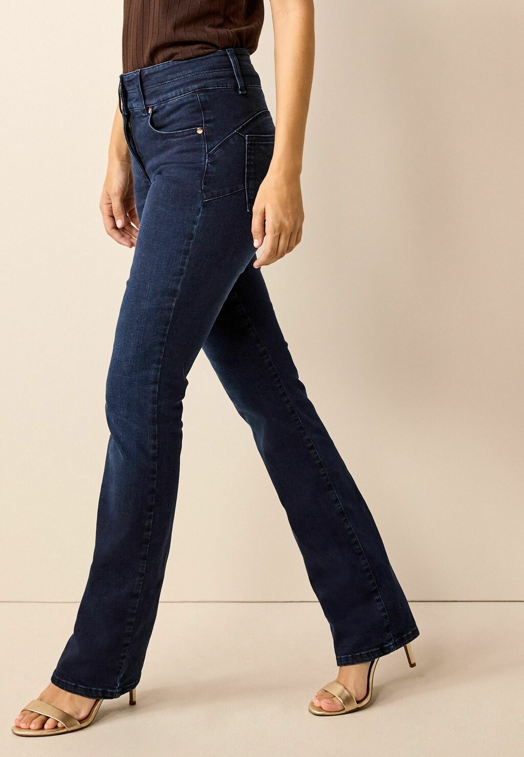 

Джинсы Bootcut Lift And Shape Next, цвет inky blue denim