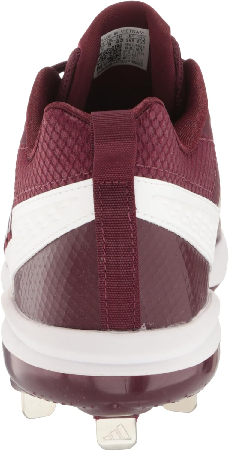 Мужские бутсы-кроссовки adidas Icon 8, белый/бордовый — фото 3