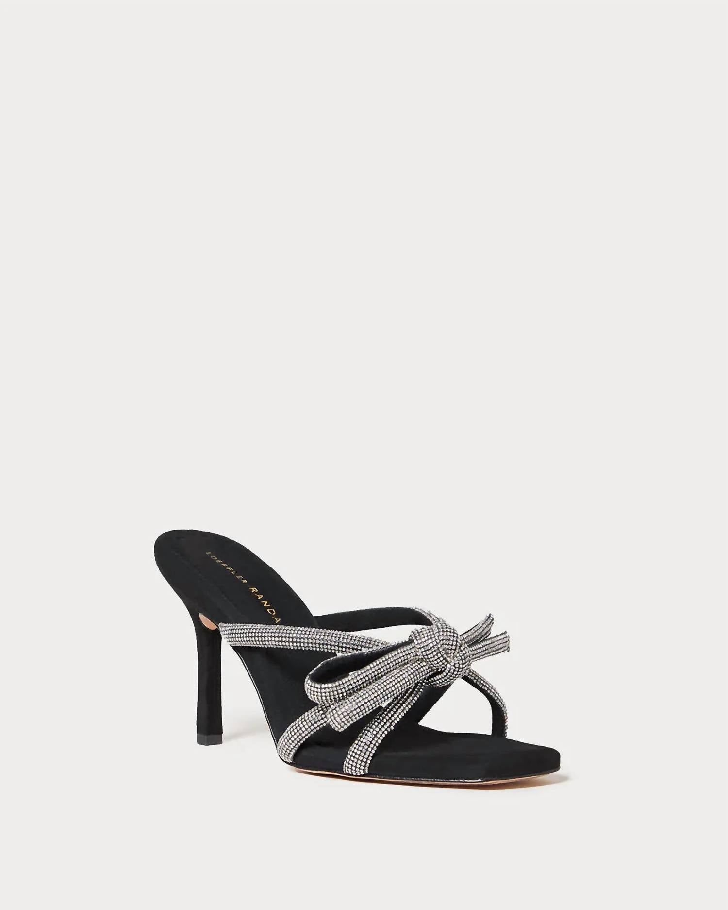 Туфли Margi Bow Heel из черной замши Loeffler Randall — фото 2