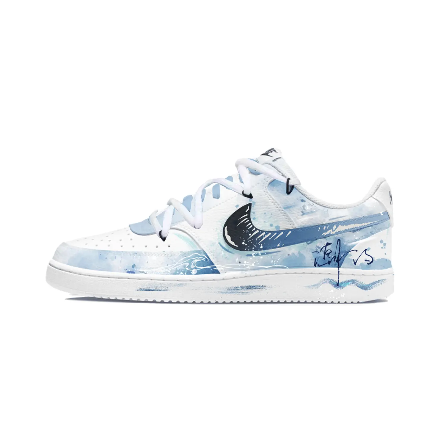 

Nike Кроссовки для скейтбординга Court Vision 1 Low Top, мужские, цвет "озеро-голубой"