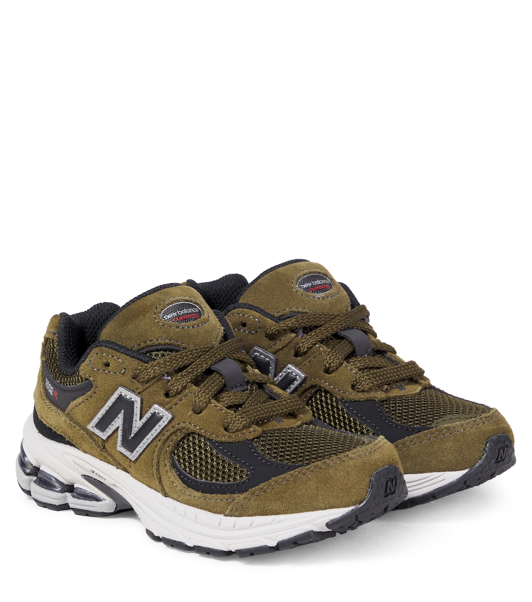 

2002 Детские замшевые кроссовки с сетчатыми вставками New Balance Kids, Woodland