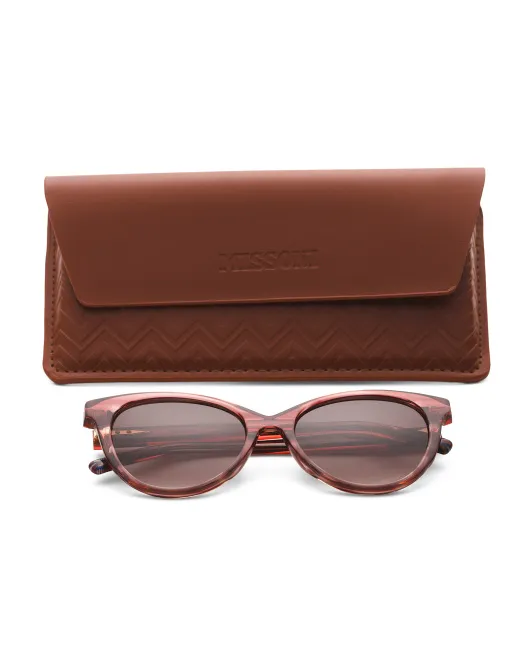 

Солнцезащитные очки 54 мм Missoni, розовый/коричневый