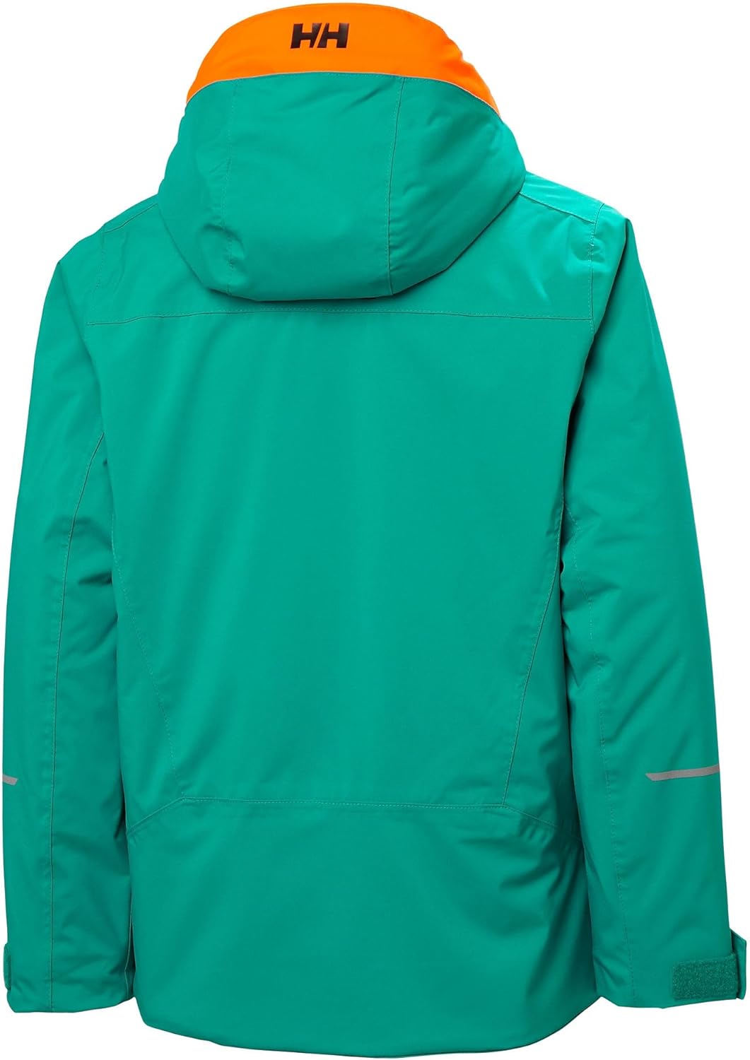 Helly-Hansen Junior Quest Jacket - универсальная водонепроницаемая экипировка для активного отдыха, дышащая куртка с капюшоном для детских приключений в любую погоду Helly Hansen, 466 Signal Green — фото 2