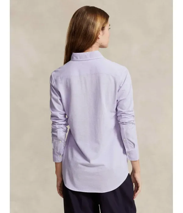 Рубашка regular fit Polo Ralph Lauren, лавандовый — фото 3
