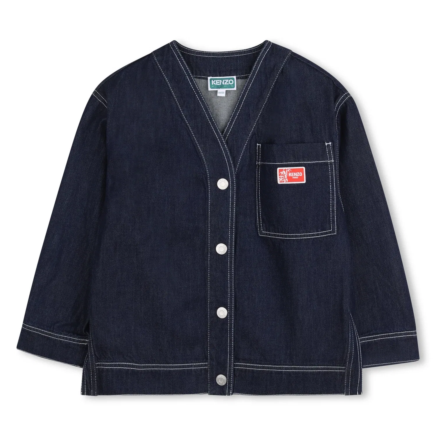 Джинсовая куртка Kenzo Kids, синий