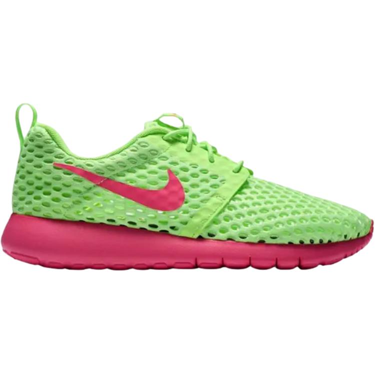 Nike Детские низкие кроссовки Roshe One для подростков (зеленые) — фото 3