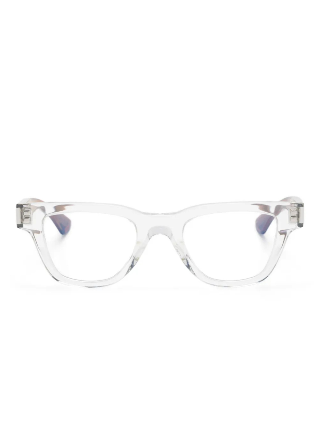 

Очки в квадратной оправе Saint Laurent Eyewear, серый