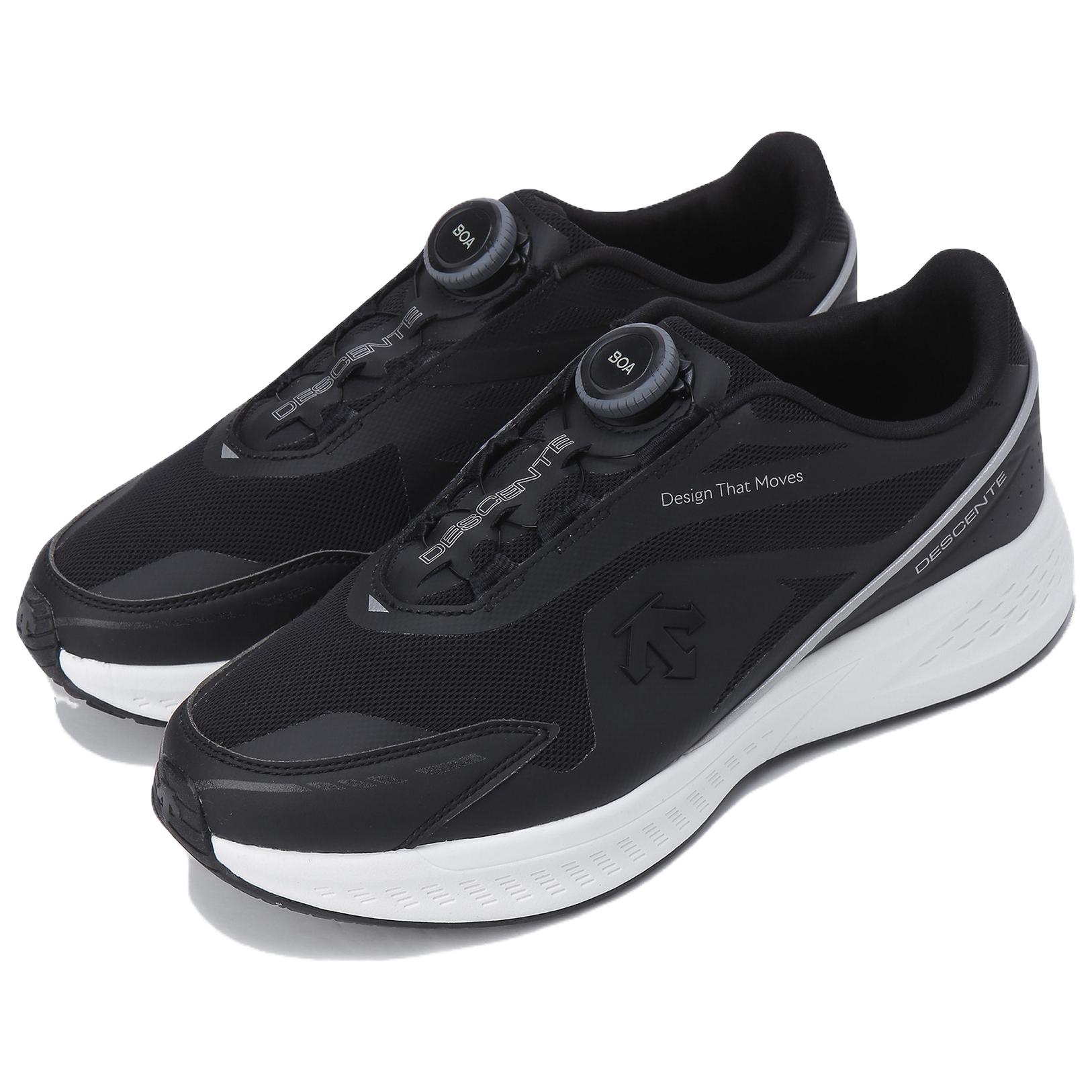 DESCENTE Кроссовки Running Shoes Unisex Black BLK0 White WHT0 — фото 4