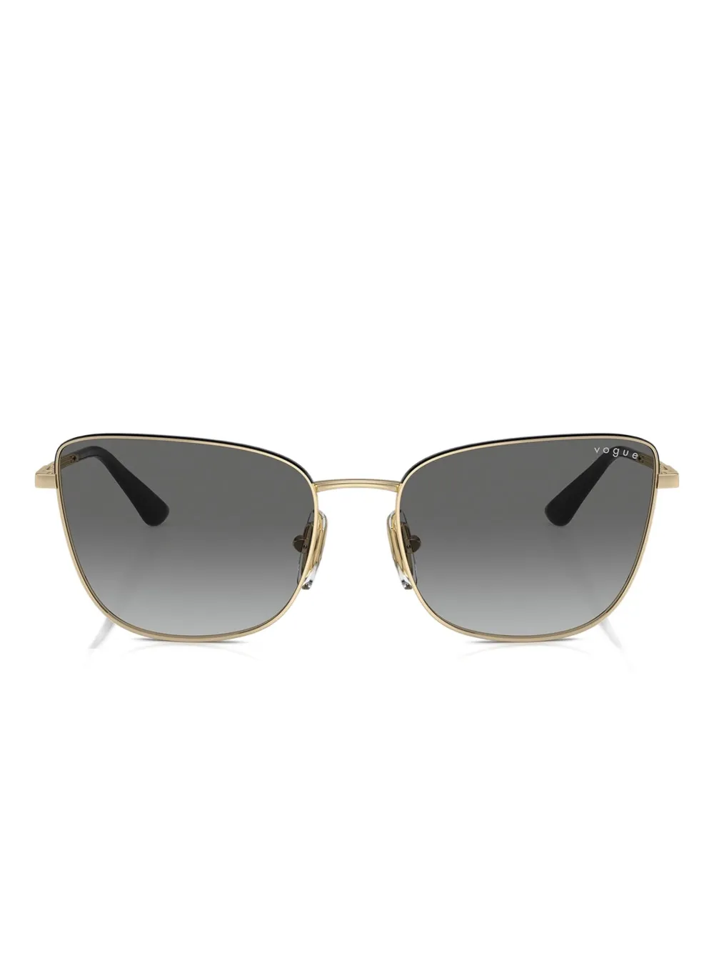 

Солнцезащитные очки в геометричной оправе Vogue, золотистый