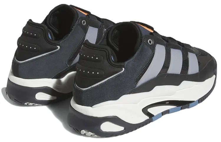 Кроссовки Niteball Adidas Originals 'Black Carbon Blue' — фото 4