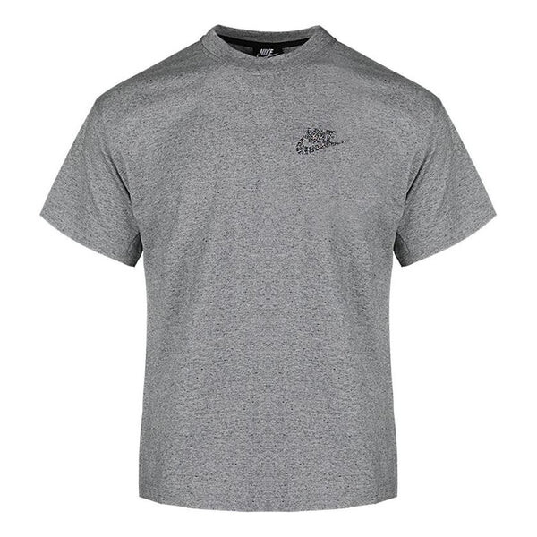 

Футболка logo round neck casual sports short sleeve gray Nike, серый