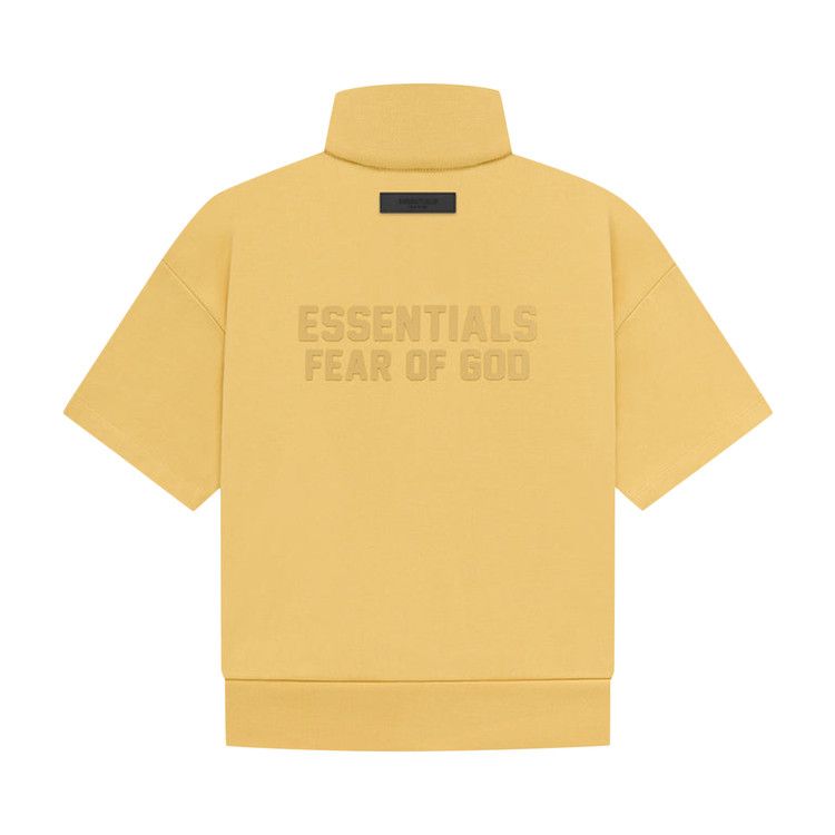 Толстовка Fear of God Essentials Kids Half Zip French Terry Mockneck, Light Tuscan — фото 2