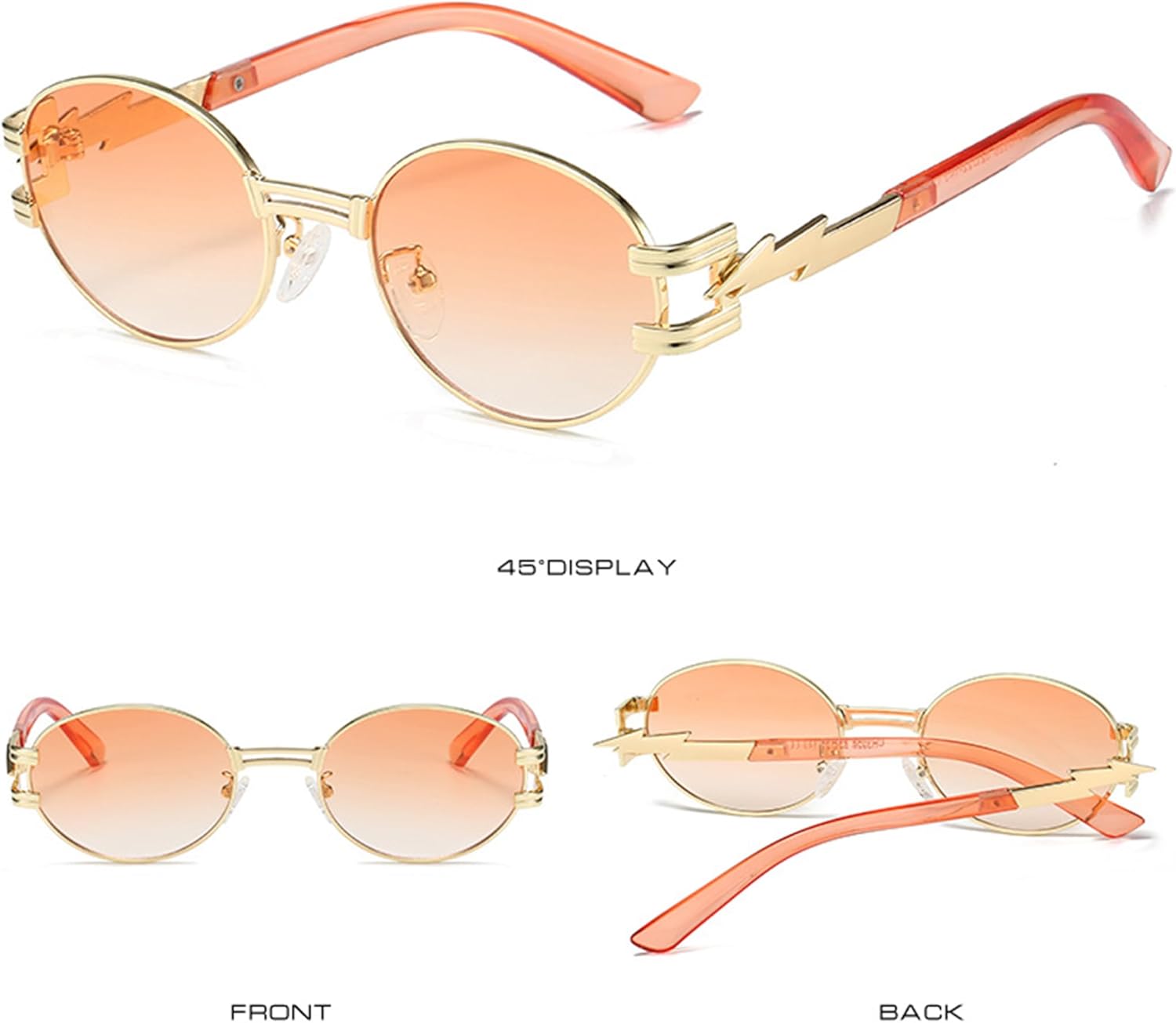 

Солнцезащитные очки Bullabulling в стиле ретро овальной формы для женщин и мужчин. Модные панк-очки, дизайнерские классические модели с защитой от УФ-излучения UV400, C5