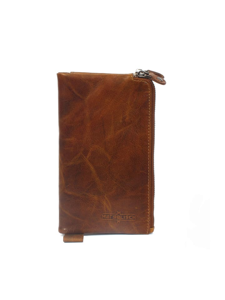 

Кожаный кошелек с RFID-меткой London 2 в цвете грязь Margelisch