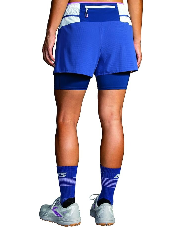 

Шорты Brooks High Point 3" 2-in-1 Shorts, цвет Aegean/Light Slate