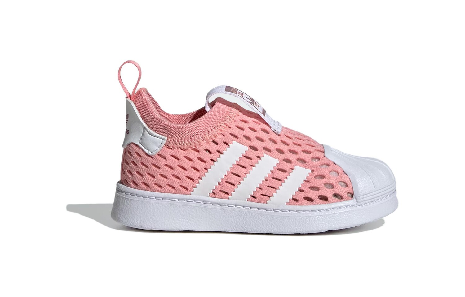 Кроссовки для малышей adidas originals Superstar Series TD, Pink/White — фото 2