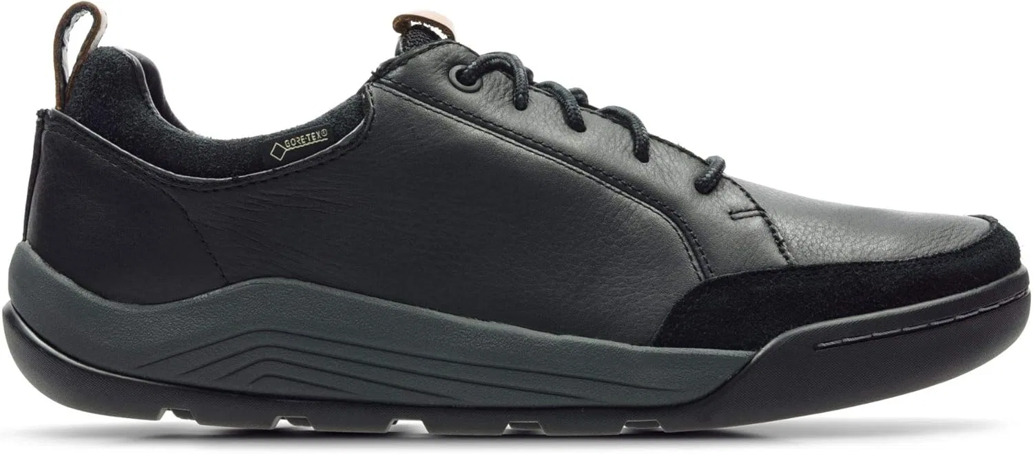 Мужские дерби Clarks Ashcombebaygtx, Black Leather — фото 3
