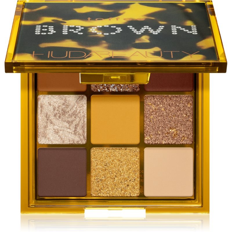 

Палитра для макияжа глаз Huda Beauty Brown Obsessions, оттенок Toffee 7,5 г Cupio